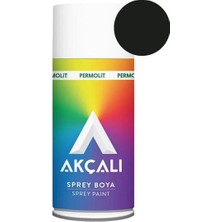 Akçalı Sprey Boya Parlak Siyah RAL321, 400ML