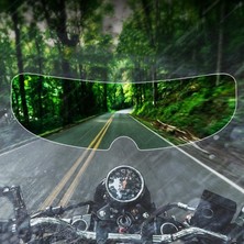 Munico 2 Adet Motosiklet Kaskı Şeffaf Buğu Önleyici Yağmur Geçirmez Film Üç Stil Lens Etiketi Sürüş Nano