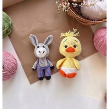 Design By Oykum 2'li Uyku Arkadaşları Eşek ve Ördek