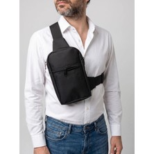 Emre Çanta Dikim Evi Su Itici 600D Kumaş Dikey Slim Fit Telefon ve Cüzdan Çantası 2 Bölmeli Ayarlanabilir Askılı