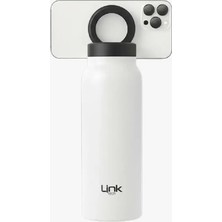 LinkTech BL10 Magpro Telefon Tutuculu Çelik Termos (24 Saat Soğuk - 12 Saat Sıcak )