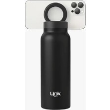 LinkTech BL10 Magpro Telefon Tutuculu Çelik Termos (24 Saat Soğuk - 12 Saat Sıcak )