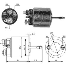 Zm 598 Marş Otomatiği 12V Volvo Penta Diesel Marine D9R116144