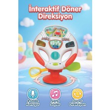 Farbu Oyuncak Clemento-Ni Interaktif 20 cm Sesli Müzikli 4 Dilde Konuşan Eğlenceli ve Eğitici Çocuk Direksiyonu