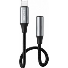 Schitec Lightning To 3.5mm Aux Dönüştürücü 10CM Siyah Hg/axt-01