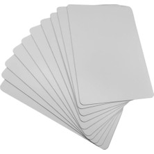 Damga Market Pvc Yazılıp Silinebilir Etiketlik Beyaz, Pvc Beyaz Yazı Tahtası 10CM x 14CM - 10 Adet