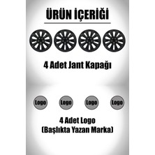 FRWY Hyundai 4 Adet Jant Kapağı 14" Inç Piano Black ( Accent Era Blue Admire Getz I20 I10 H100 Starex ) FW044
