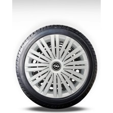 FRWY Opel 4 Adet Jant Kapağı 15" Inç Gri ( Corsa C D E Astra G H J Combo Vectra Meriva ) FW017