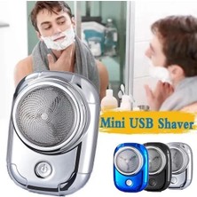 Munico Mini Elektrikli Tıraş Makinesi USB Şarj Edilebilir Sakal Düzeltici Taşınabilir Cep Boy