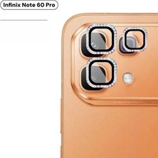 Nanospace Infinix Note 60 Pro Ile Uyumlu Taşlı Lens Cam Lens Kamera Koruyucu