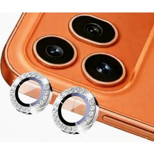 Nanospace Honor 600 Pro Ile Uyumlu Taşlı Lens Cam Lens Kamera Koruyucu
