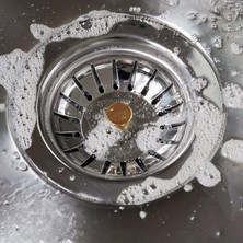 Munico Paslanmaz Çelik Lavabo Süzgeci Havuz Küvet Saç Tutucu Tıpa Mutfak Banyo Giderleri Atık Tıpa