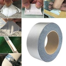 Munico 10 cm x 4 Metre Su Geçirmez Bant Alüminyum Folyo Duvar Çatlak Çatı Kanalı Onarım Yapışkan Bant
