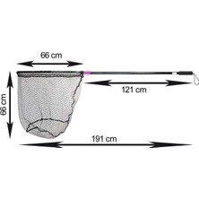 Captain 6783 Kepçe Tek Parça 120CM Alüminyum Saplı 70X60CM Rubber Tor