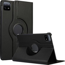 TekNetStore Xiaomi Pad 6 11 Inç Uyumlu 360° Dönebilen Uyku Modlu Standlı Pu Deri Tablet Kapaklı Kılıf