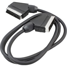Temiz Pazar 3 Metre 7 mm Poşetli Siyah Scart Scart Kablo