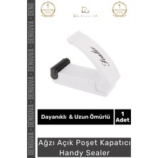 Denguva Premium Seri Pilli Yiyecekleri Taze Tutan Pratik Ağzı Açık Poşet Kapatıcı Handy Sealer