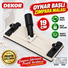 Dekor 1207 Zımpara Malası Oynar Başlı 19 cm