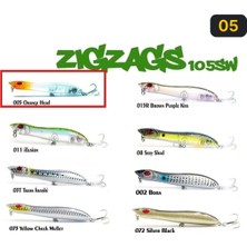 Fujin Zigzags 105SW 10GR Maket Balık 073 Yellow Cheek Mullet