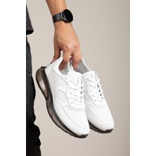Maximoda Hakiki Deri, Yüksek Tabanlı, Erkek Deri Sneaker Ayakkabı