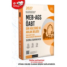 Pegem Akademi Yayıncılık 2027 Meb-Ags Öabt Din Kültürü ve Ahlak Bilgisi Öğretmenliği E-Sor