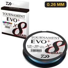 Daiwa Tournament Evo+ 8b Multicolor Ip Misina (300M)