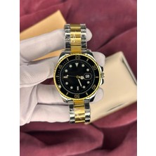 Elora Atelier Siyah-Gold Kadran Submariner Otamatik Erkek Kol Saati