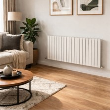 Aeon Smyrna 60CM x 140CM (20 Dilimli) Kırık Beyaz RAL9010 Radyatör Petek