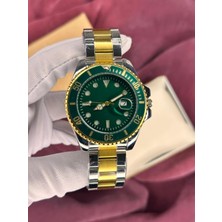 Elora Atelier Yeşil-Gold Kadran Submariner Otamatik Erkek Kol Saati