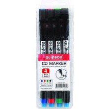 Globox CD Kalemi M 4 Lü Karışık Renkli 1007