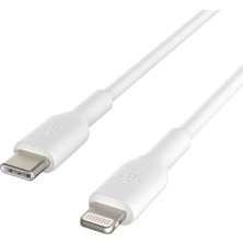 Store Usb-C - Lightning Kablosu (Hızlı Şarj Kablosu) Hızlı Şarj Mfi Sertifikalı Usb-C Kablosu (Beyaz, 1 M)