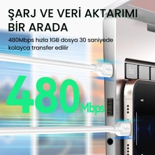 Store 60W Type-C To Type-C Hızlı Şarj ve Data Kablosu 1.2 Metre