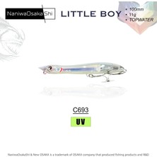 Naniwaosakashi Little Boy 100MM 11GR Topwater Sahte Balık