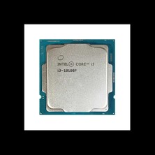 Intel İ3-10100F 4 Core, 3.60GHZ, 6mb, 65W,  LGA1200,10.NESIL, Tray, (Dahili Grafik Yok, Fan Yok)