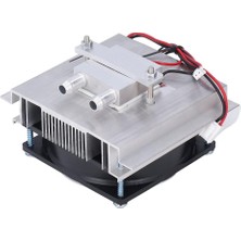 Robiz Termo Elektrik Peltier Su Soğutucu Sistem 50W Mini Klima Buzdolabı Buzluk Akvaryum Bilgisayar Araba Sıcaklık Düşürücü