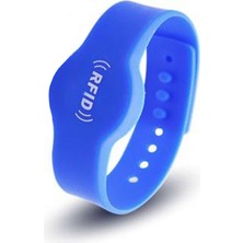 Robiz 13.56MHZ Rfid Manyetik Bileklik Mavi Su Geçirmez Silikon Proximity Göstergeç 13.56 Mhz Kapı Geçiş Personel Takip Depo Havuz ISO1443-3A