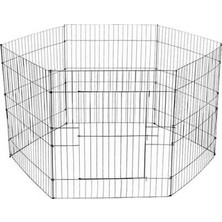 TeknoKapsül 6 Parça Tel Panel Köpek Oyun Alanı 80X80 cm