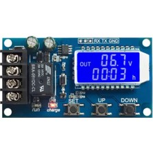 Robiz XY-L10A 10A Akü Şarj Kontrol Koruma Modülü 12V 24V Batarya Kurşun Asit Jel Akü Lityum Li-Lon Pil Dijital LED Ekran