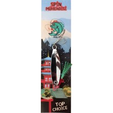 Gümüş Renk Üst Kalite Parlak Destek Kancalı Jig 8 cm 30 gr Levrek, Lüfer, Palamut, Turna