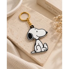 Wowolab Snoopy Figürlü Anahtarlık 3D Baskı Pla Çanta Aksesuarı