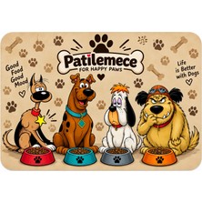 Patilemece Kedi Köpek Mama Paspası Model 1