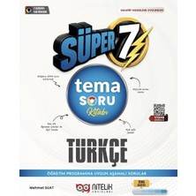 Nitelik Yayınları Nitelik 7.sınıf Tema Türkçe Süper Soru Kitabı Maarif Model