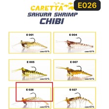 Caretta Sakura Shrimp Chibi 3.7g 50MM Silikon Yem