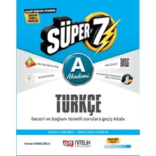 Nitelik Yayınları Nitelik 7. Sınıf Süper Türkçe A (Akademi) Yeni Nesile Geçiş Kitabı Maarif Model