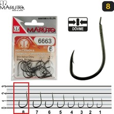 Maruto 6663NS Siyah Nikel Olta Iğnesi