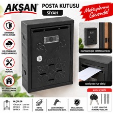 Akşan Posta Kutusu Siyah