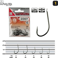 Maruto 2267 Black Nikel Olta Iğnesi