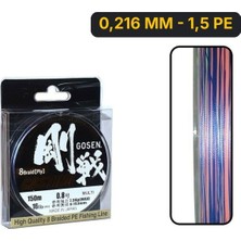 Gosen W8 Casting Pe 8 Örgü Spin Ip Misina 150MT Multi Color