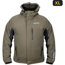Shimano Rain Jacket Padded Green Ceket Su Geçirmez