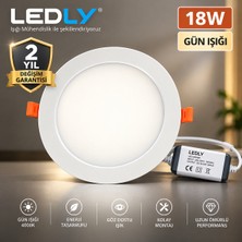 18 W Spot Aydınlatma Sıva Altı Gün Işığı